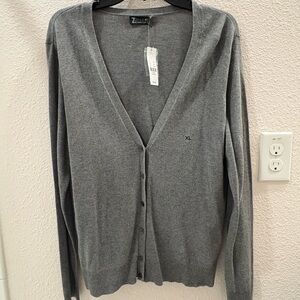 New York & Company Charcoal Knit Sweater